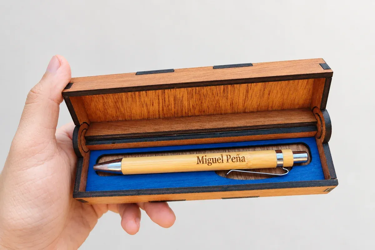 Estuche de bolígrafo personalizado